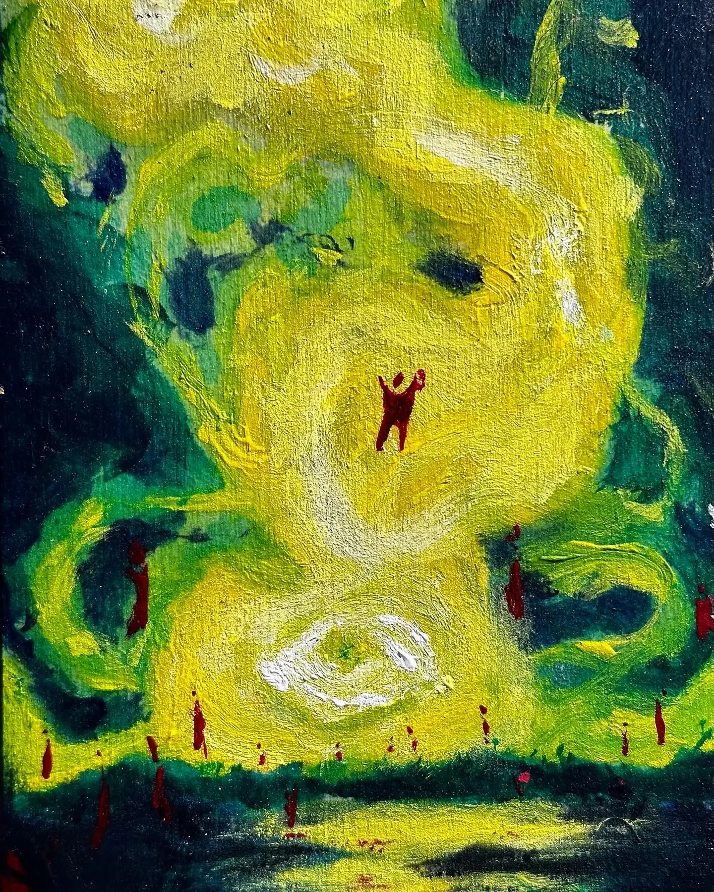 painting by HI Green